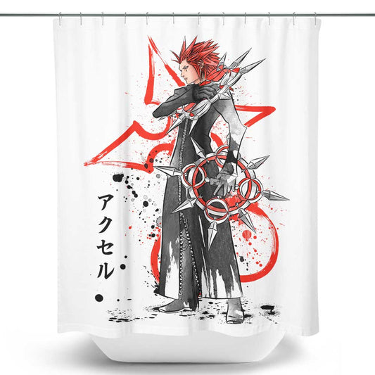 Watercolor Flurry - Shower Curtain