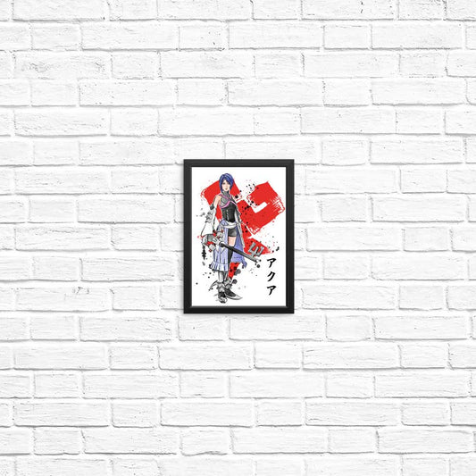 Watercolor Keyblade Master - Posters & Prints