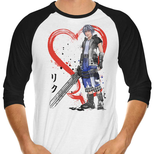 Watercolor Keyblade Wielder - 3/4 Sleeve Raglan T-Shirt