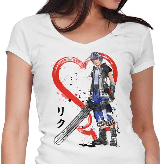 Watercolor Keyblade Wielder - Women's V-Neck