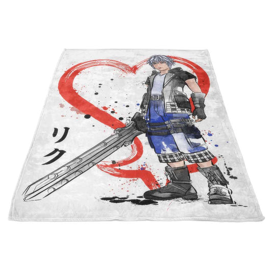 Watercolor Keyblade Wielder - Fleece Blanket