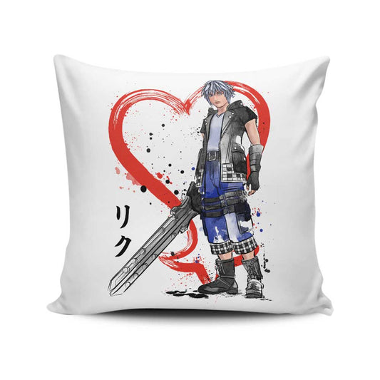 Watercolor Keyblade Wielder - Throw Pillow