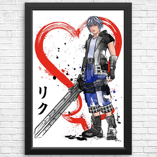 Watercolor Keyblade Wielder - Posters & Prints