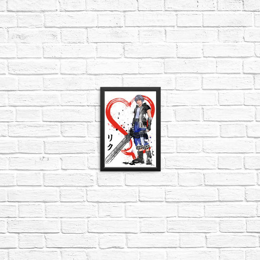 Watercolor Keyblade Wielder - Posters & Prints