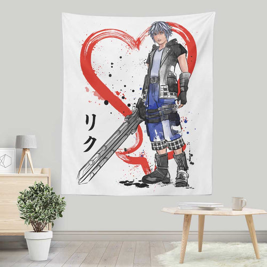 Watercolor Keyblade Wielder - Wall Tapestry