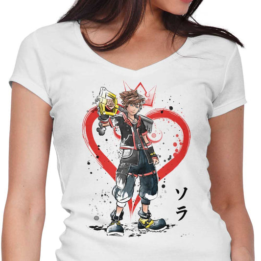 Watercolor Kingdom - Women's V-Neck