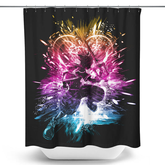 Way to the Heart - Shower Curtain