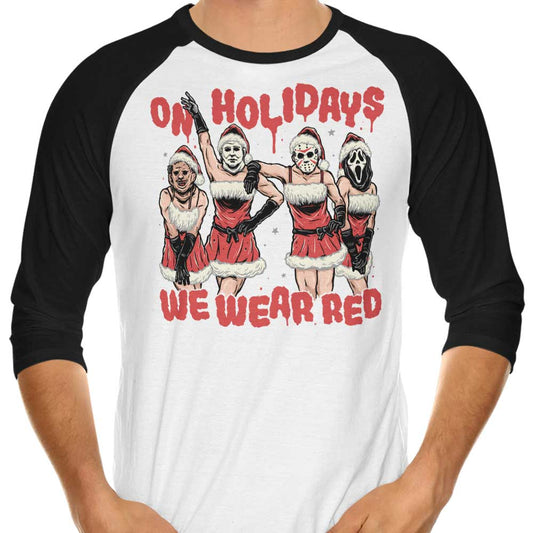 We Wear Red - 3/4 Sleeve Raglan T-Shirt