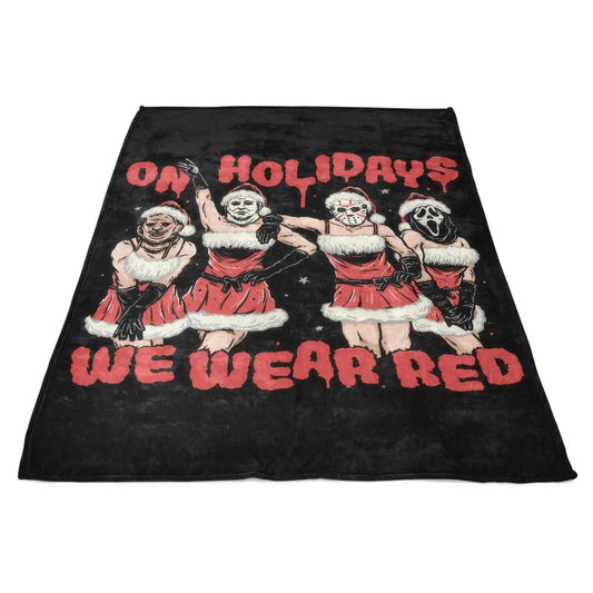We Wear Red - Fleece Blanket