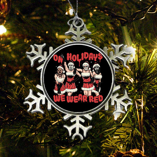 We Wear Red - Ornament