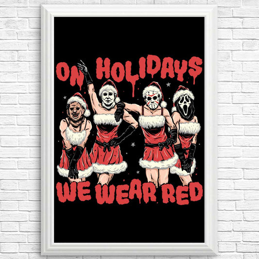We Wear Red - Posters & Prints