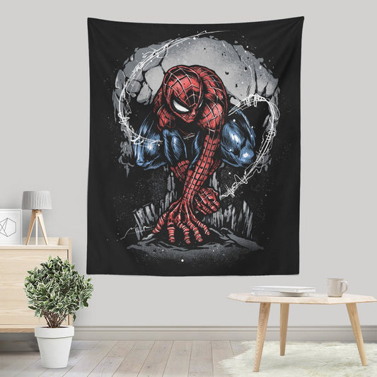 Web Swing and Punishment - Wall Tapestry