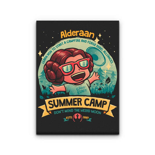 Weird Moon Summer Camp - Canvas Print