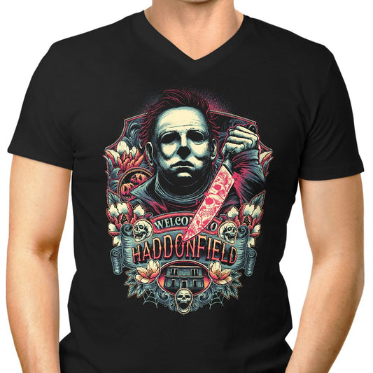 Welcome to Haddonfield - Men's V-Neck
