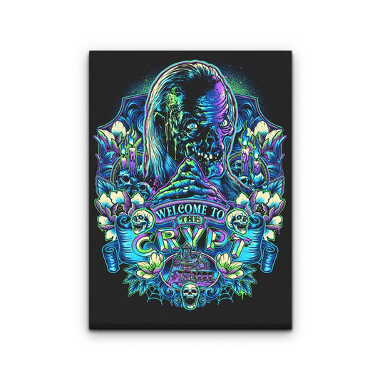Welcome to the Crypt - Canvas Print