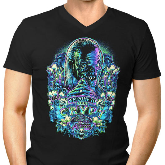 Welcome to the Crypt - Men's V-Neck