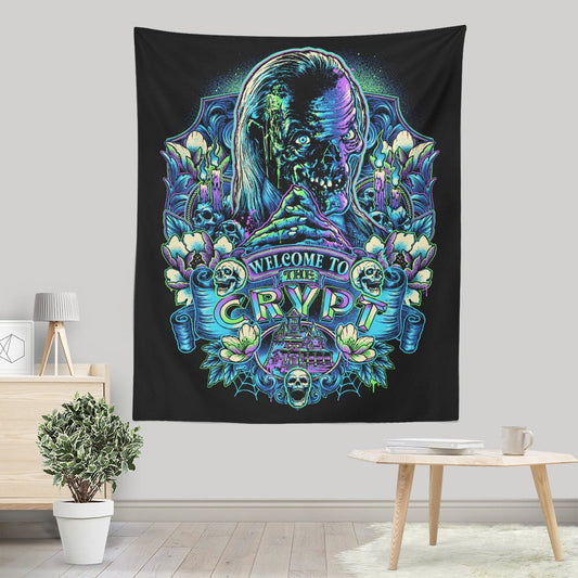 Welcome to the Crypt - Wall Tapestry
