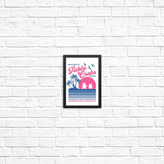 Welcome to Tickle Crabs Island - Posters & Prints