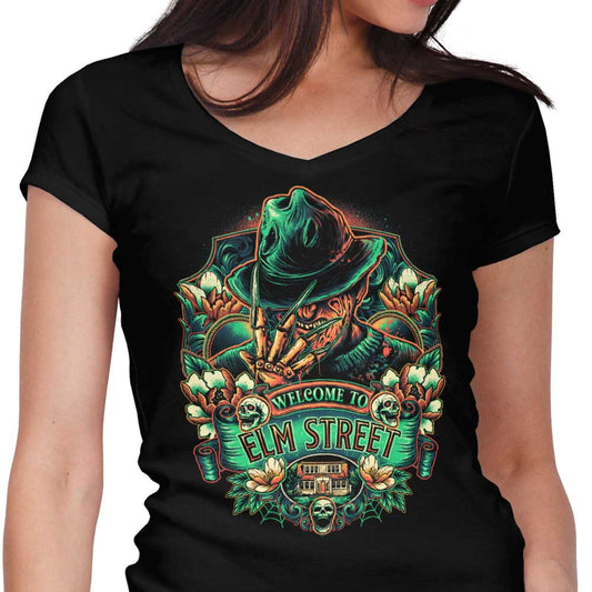 Welcome to Your Nightmare - Women's V-Neck