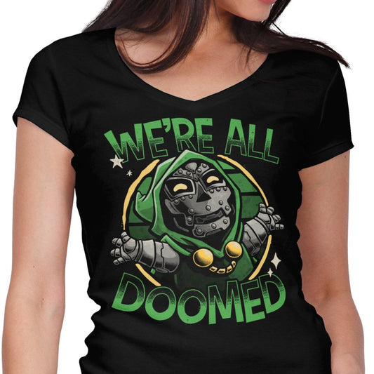 We're All Doomed - Women's V-Neck