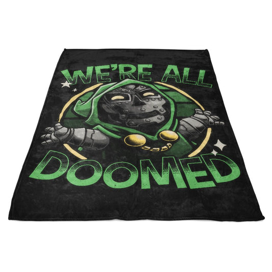 We're All Doomed - Fleece Blanket