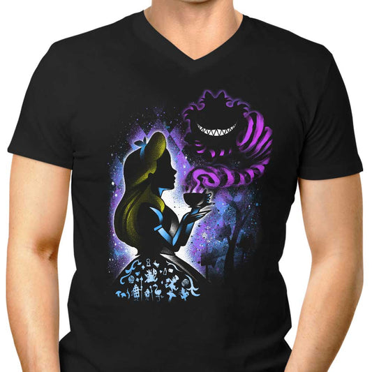 We're All Mad Here - Men's V-Neck