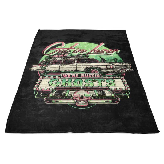 We're Bustin' Ghosts - Fleece Blanket