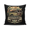 We're Running from Dinosaurs - Throw Pillow