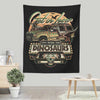 We're Running from Dinosaurs - Wall Tapestry