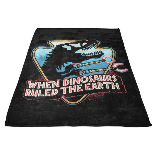 When Dinosaurs Ruled the Earth - Fleece Blanket