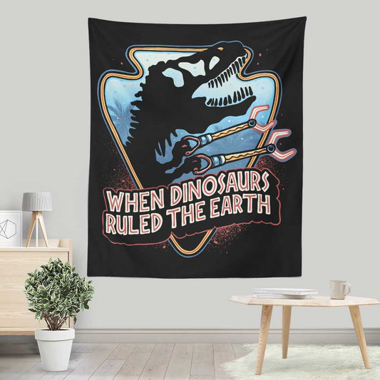 When Dinosaurs Ruled the Earth - Wall Tapestry