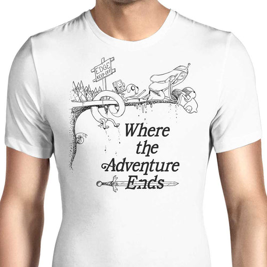 Where the Adventure Ends - Men's Apparel