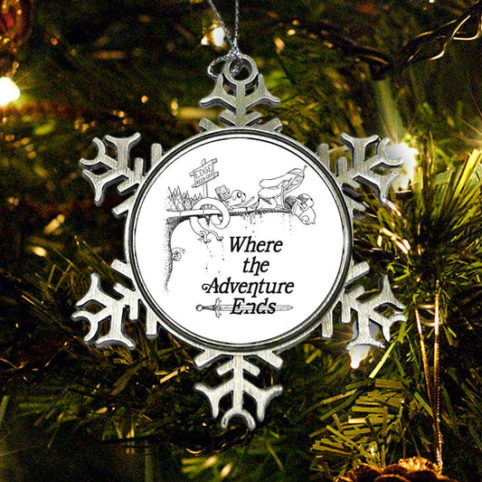 Where the Adventure Ends - Ornament