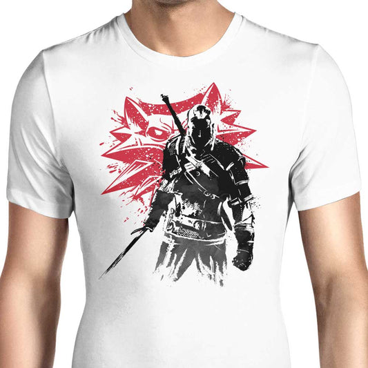 White Wolf Sumi-e - Men's Apparel