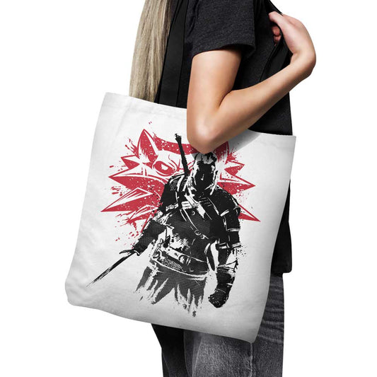White Wolf Sumi-e - Tote Bag