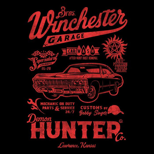 Winchester Garage - Wall Tapestry