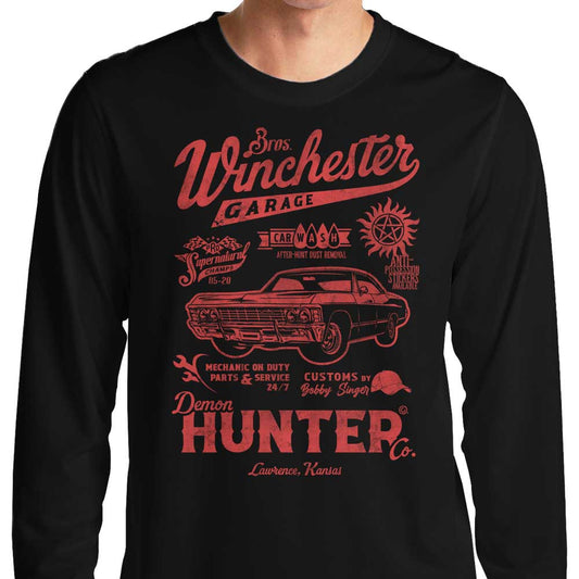 Winchester Garage - Long Sleeve T-Shirt