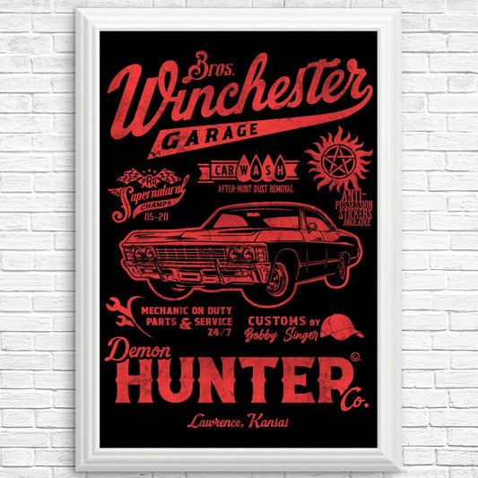 Winchester Garage - Posters & Prints