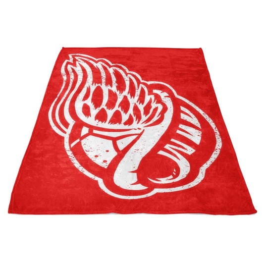Winged Turtle Shell - Fleece Blanket