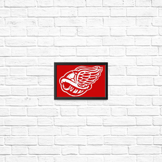 Winged Turtle Shell - Posters & Prints