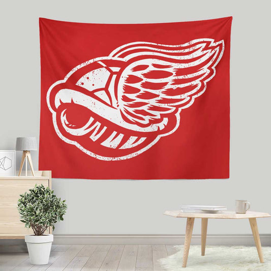 Winged Turtle Shell - Wall Tapestry