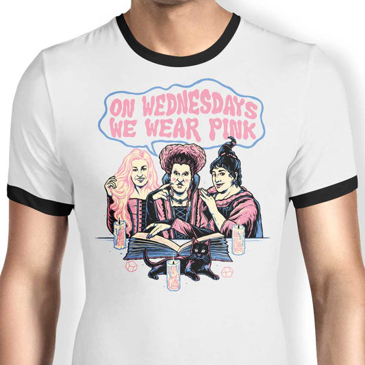 Witches Wear Pink - Ringer T-Shirt