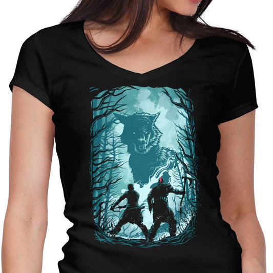 Wolves and Gods - Women's V-Neck