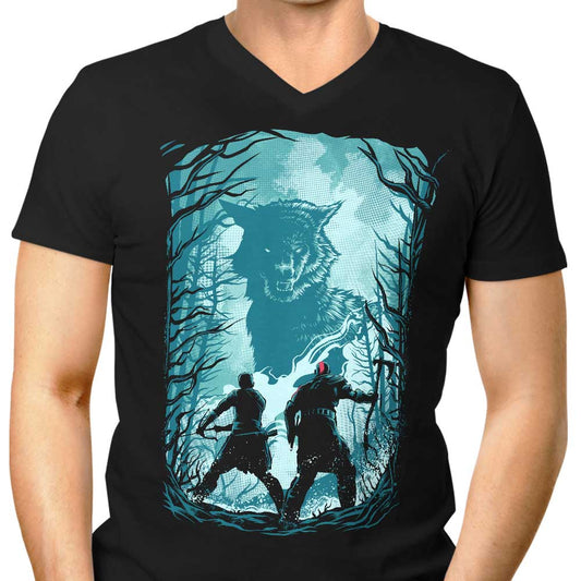 Wolves and Gods - Men's V-Neck