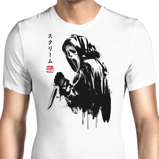 Woodsboro Killer Sumi-e - Men's Apparel