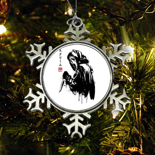 Woodsboro Killer Sumi-e - Ornament