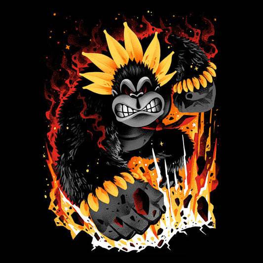 Wreck It Kong - Throw Pillow