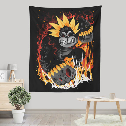 Wreck It Kong - Wall Tapestry