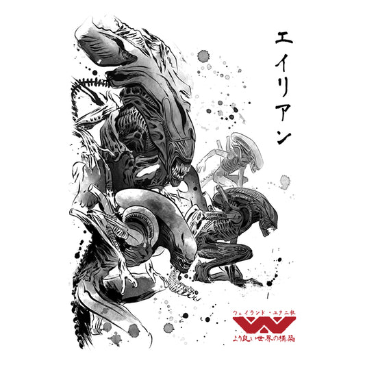 Xeno Invasion - 3/4 Sleeve Raglan T-Shirt