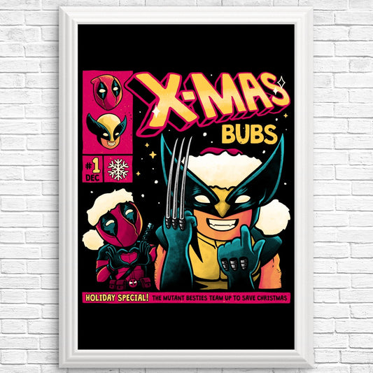 Xmas Bubs - Posters & Prints